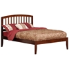 Richmond Platform Bed with Open Footrails - Antique Walnut Richmond Platform Bed with Open Footrails - Antique Walnut