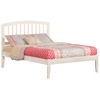 Richmond Platform Bed with Open Footrails - White - AR88X1002