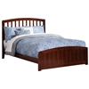 Richmond Traditional Bed with Matching Footrails - Antique Walnut - AR88X6034