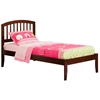 Richmond Traditional Bed with Open Footrails - Antique Walnut - AR88X1034
