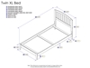 Richmond Traditional Bed with Open Footrails - Caramel Latte - AR88X1037
