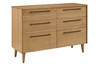 Sienna 6-Drawer Dresser - Caramelized G0094CA - G0094CA