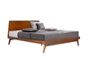 Tango Solid Wood Platform Bed - HL-TAN-MI-CL-BD