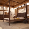 Tropical Canopy Platform Bed canopy bed