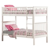 Woodland Twin/Twin Bunk Bed - White AB56102 Woodland Twin/Twin Bunk Bed - White AB56102
