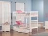 Woodland Twin/Twin Bunk Bed - White AB56102 - AB561X20