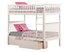 Woodland Twin/Twin Bunk Bed - White AB56102 - AB561X20