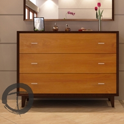 California 3-Drawer Dresser Bring your love for modern and Asian style fusions to life with our California 3-Drawer Dresser.